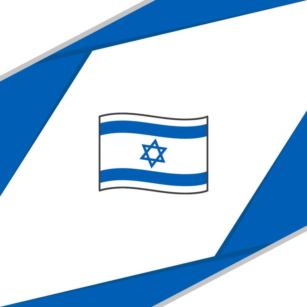 Israele bandiera astratto sfondo design modello. Israele indipendenza giorno bandiera sociale media inviare. Israele vettore