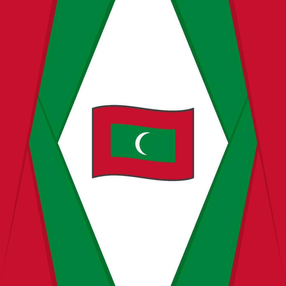 Maldive bandiera astratto sfondo design modello. Maldive indipendenza giorno bandiera sociale media inviare. Maldive sfondo vettore