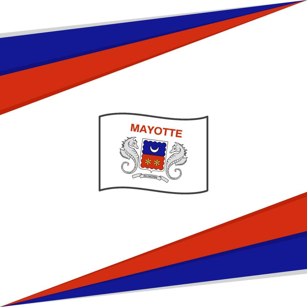 mayotte bandiera astratto sfondo design modello. mayotte indipendenza giorno bandiera sociale media inviare. mayotte design vettore