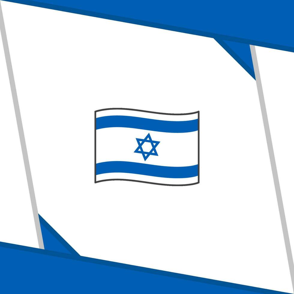 Israele bandiera astratto sfondo design modello. Israele indipendenza giorno bandiera sociale media inviare. Israele indipendenza giorno vettore