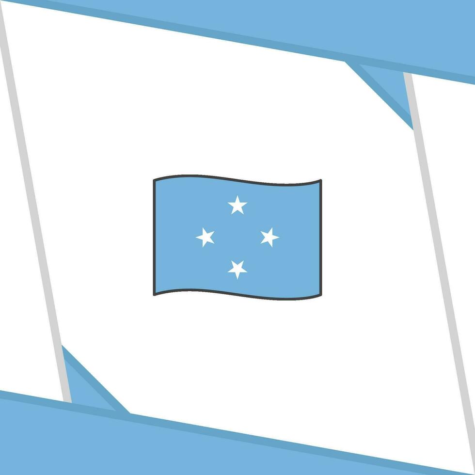 micronesia bandiera astratto sfondo design modello. micronesia indipendenza giorno bandiera sociale media inviare. micronesia indipendenza giorno vettore