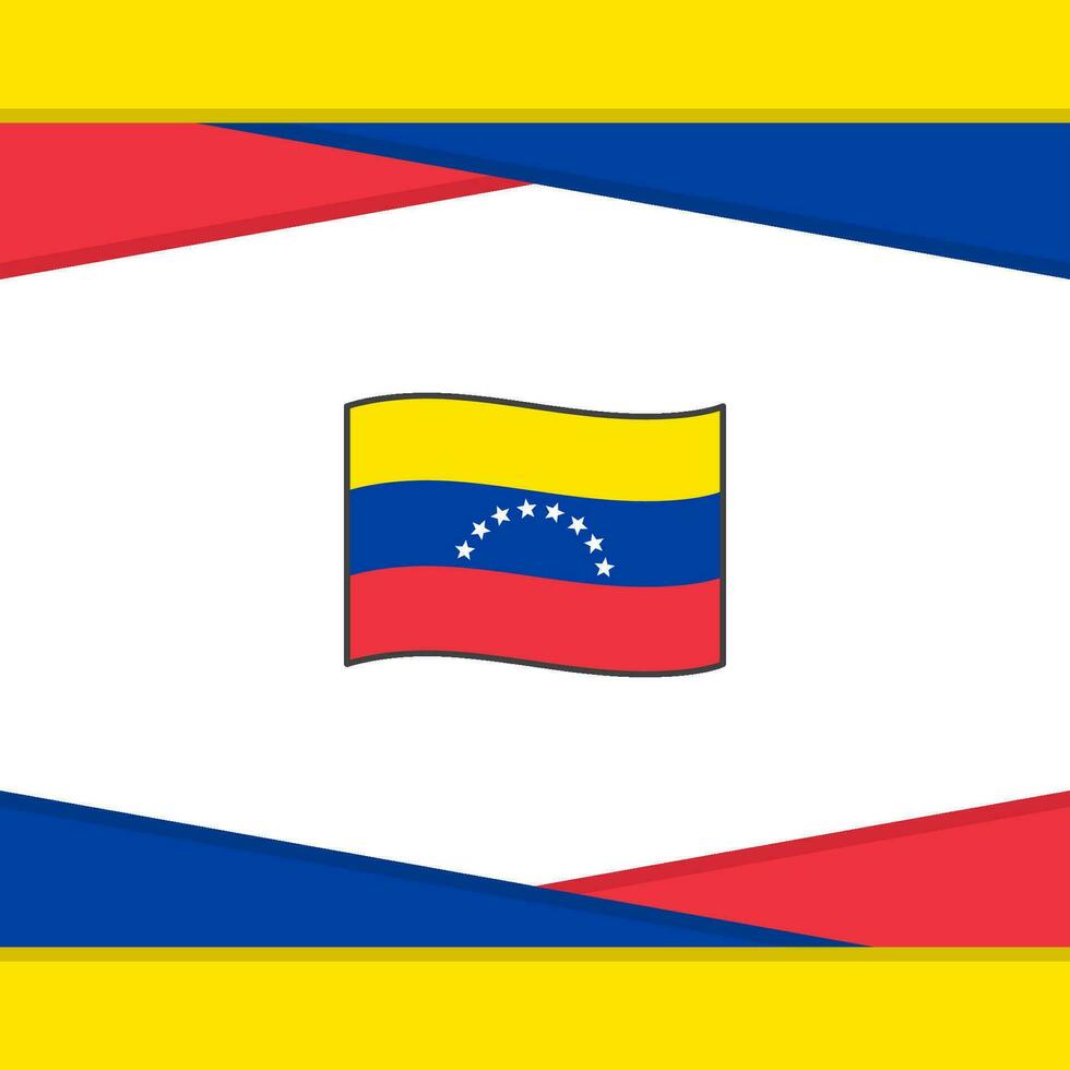 Venezuela bandiera astratto sfondo design modello. Venezuela indipendenza giorno bandiera sociale media inviare. Venezuela vettore