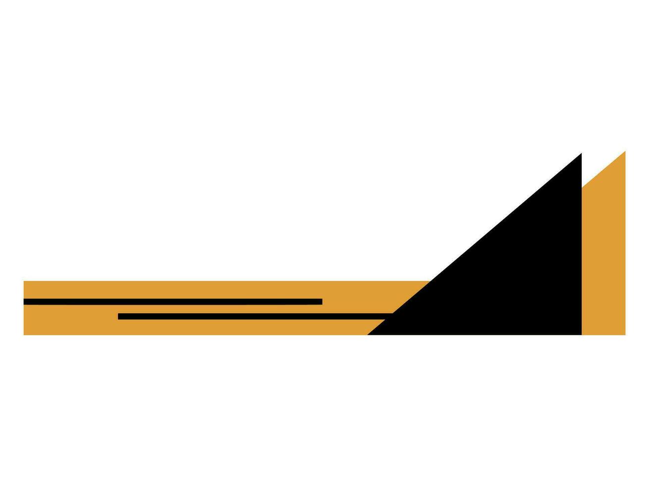 astratto geometrico modello badge forme bandiera vettore