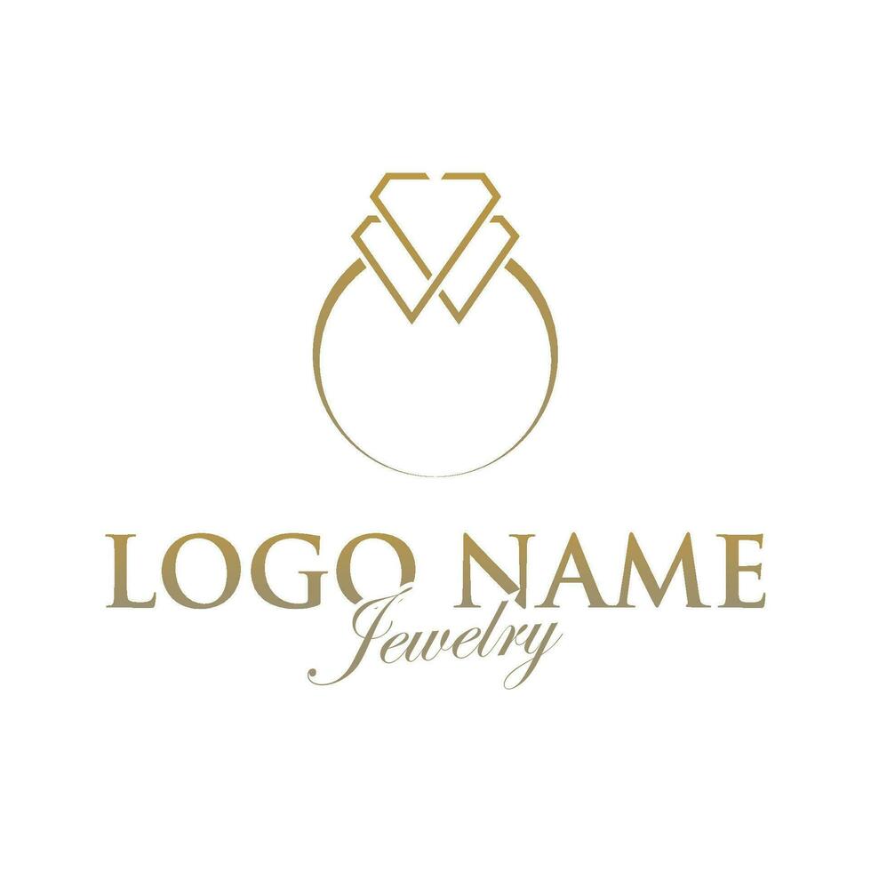 gioielleria attività commerciale logo. jj lettera logo nel il forma di un' gioiello, Usato per gioielleria attività commerciale. vettore