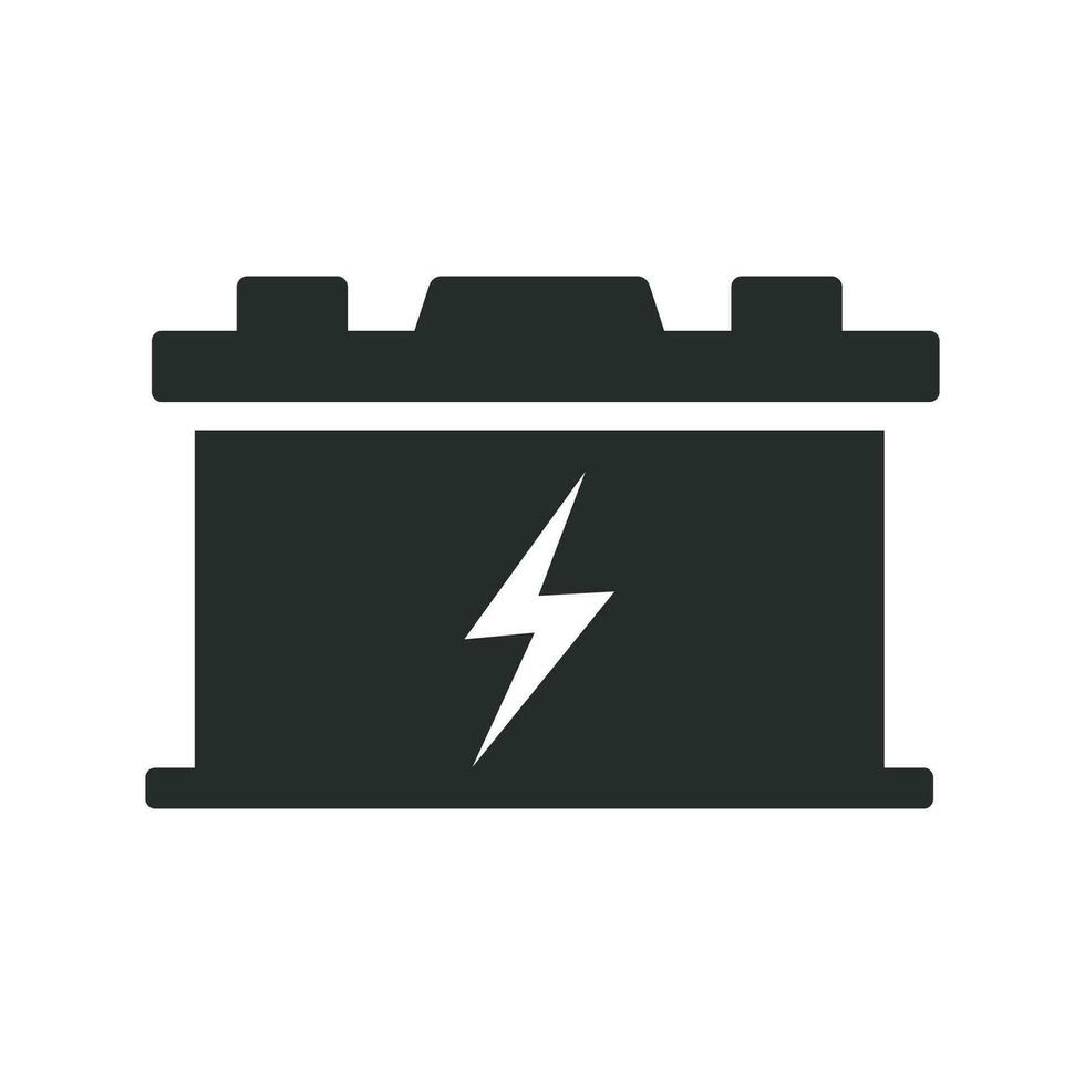 auto batteria icona grafico vettore design illustrazione