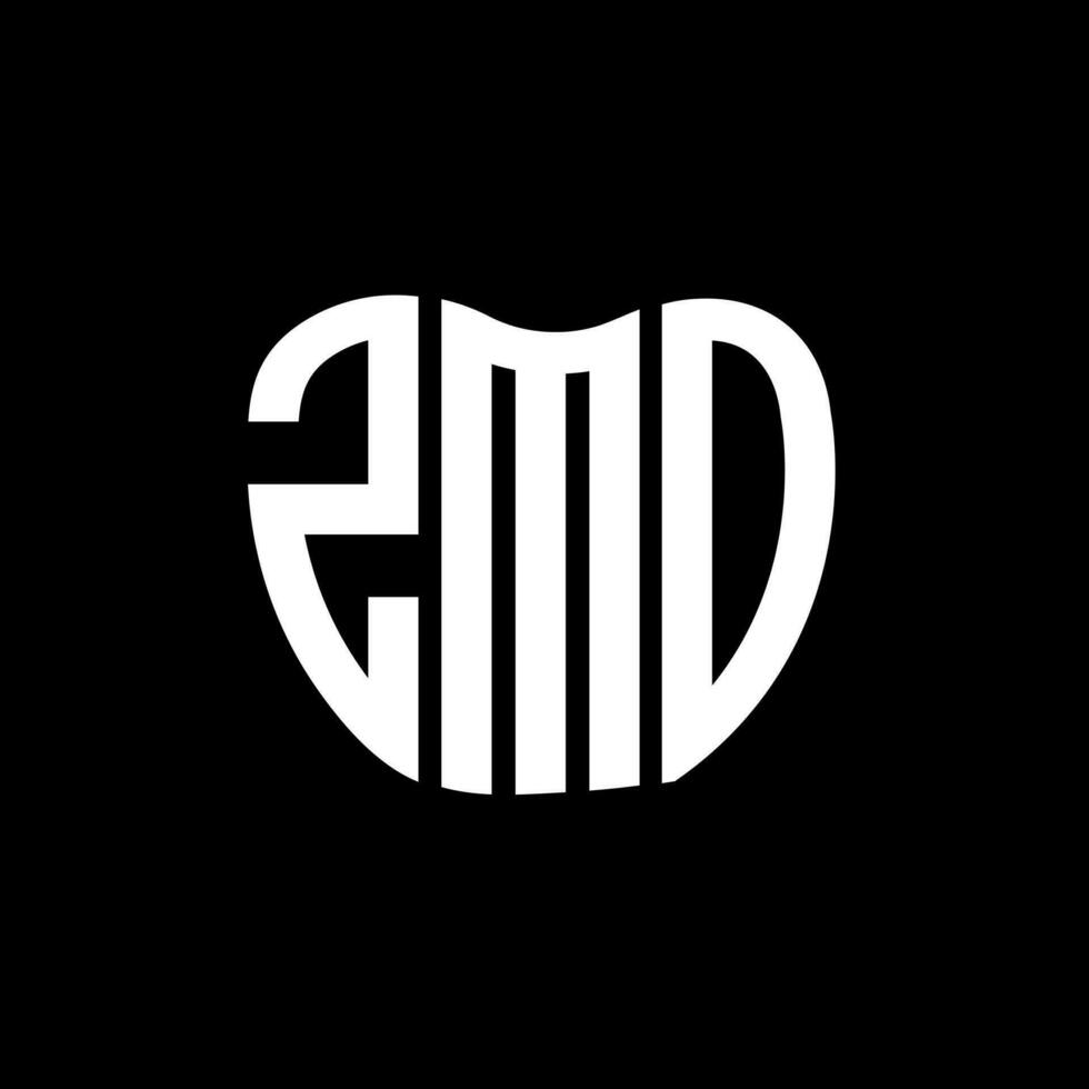 zmo lettera logo creativo design. zmo unico design. vettore