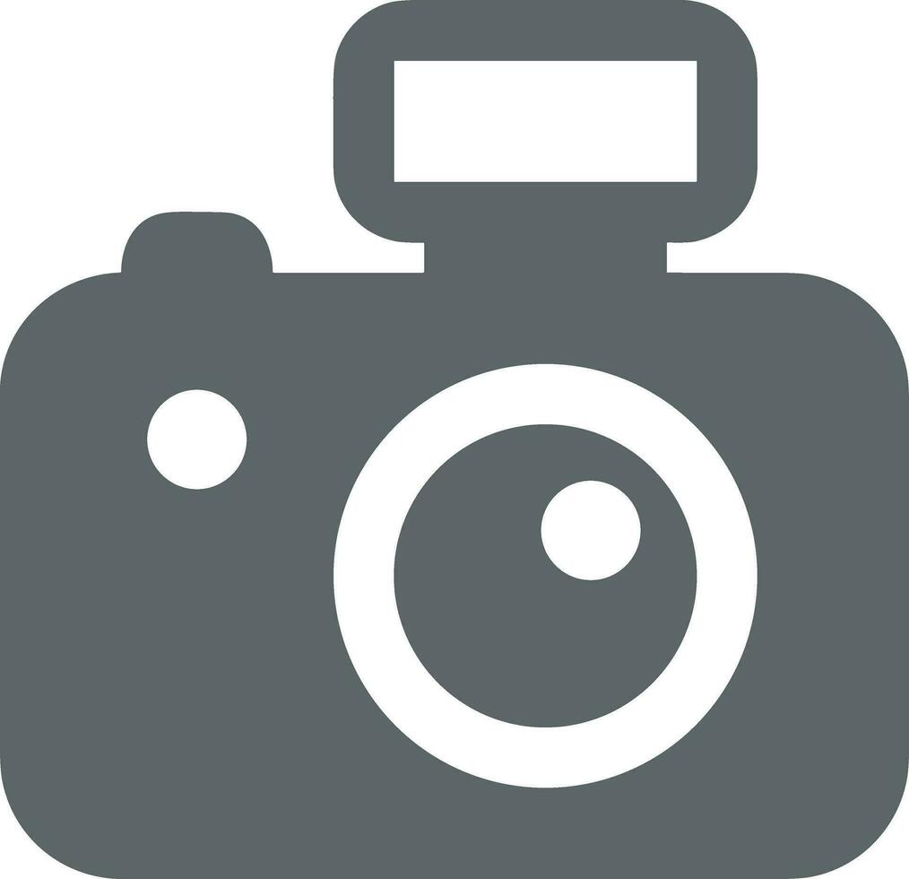 telecamera fotografia icona simbolo vettore Immagine. illustrazione di multimedia fotografico lente grafico design Immagine