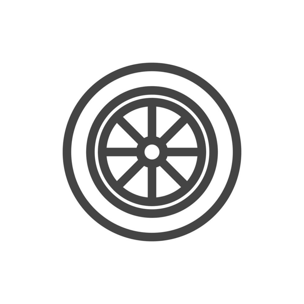 auto ruota schema icona pixel Perfetto. icona per ragnatela e mobile App vettore design