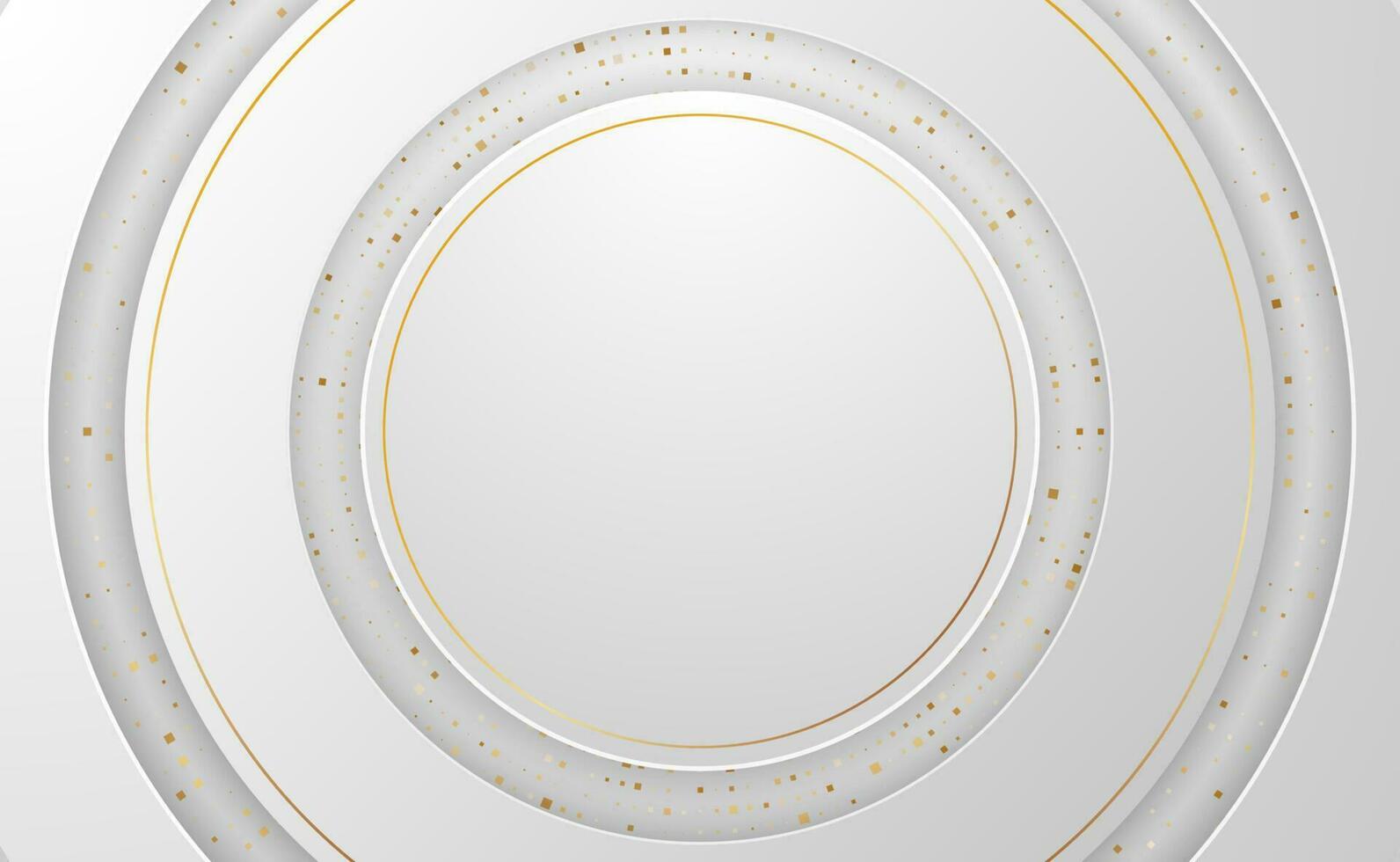 moderno astratto minimalista bianca d'oro linea e argento sfondo elegante forma vettore