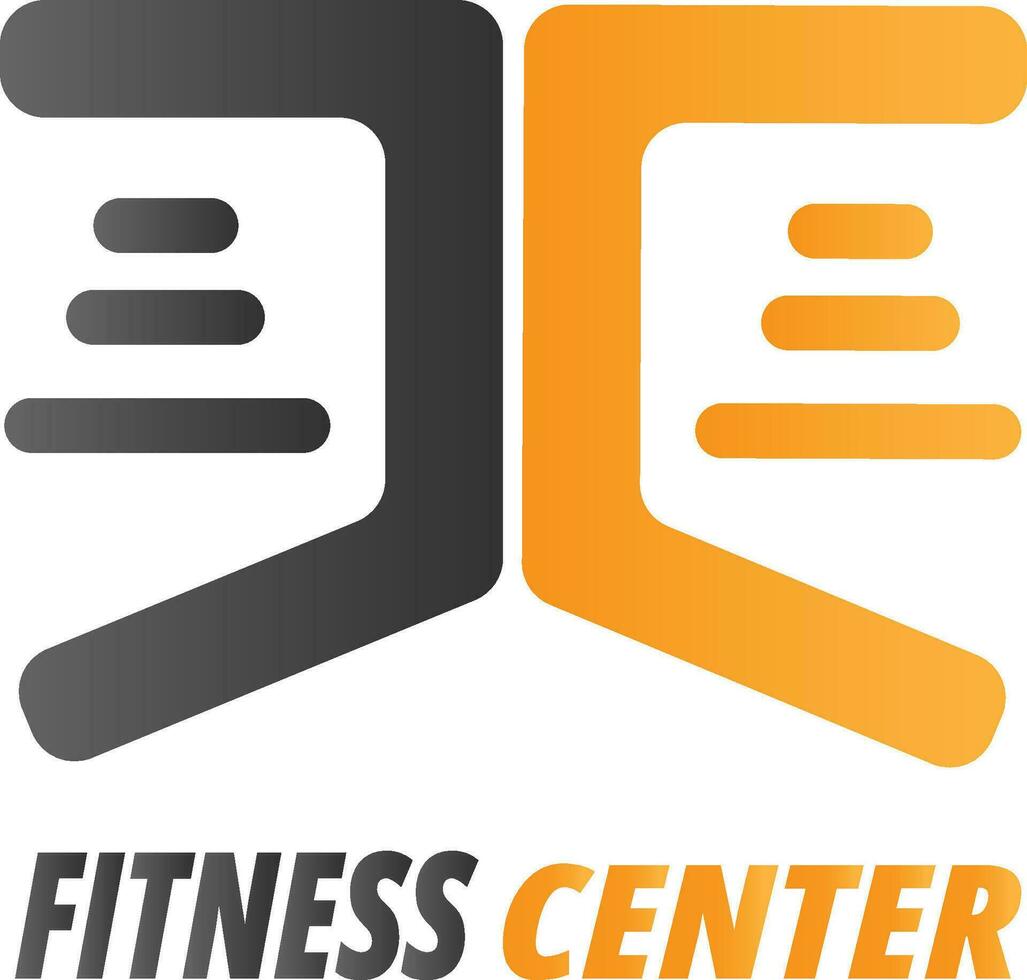 fitness centro logo per il tuo fitness club, per fitness logo attività commerciale vettore