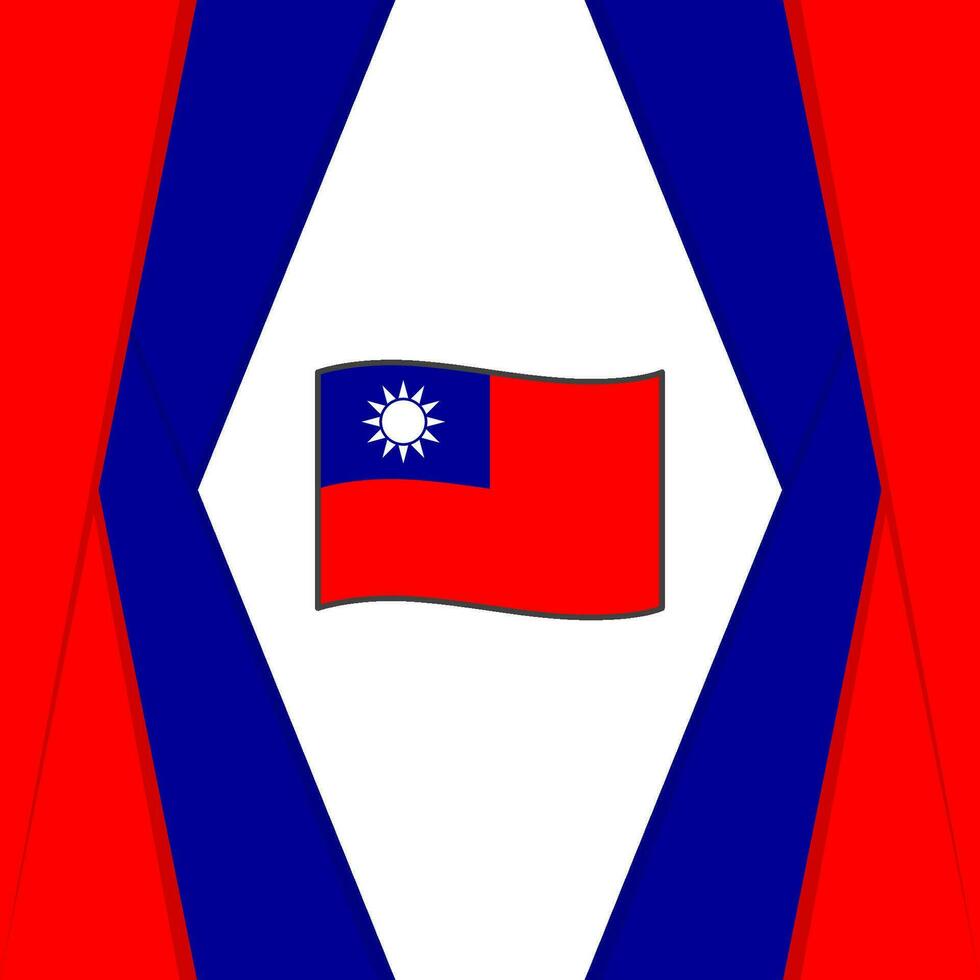 Taiwan bandiera astratto sfondo design modello. Taiwan indipendenza giorno bandiera sociale media inviare. Taiwan sfondo vettore