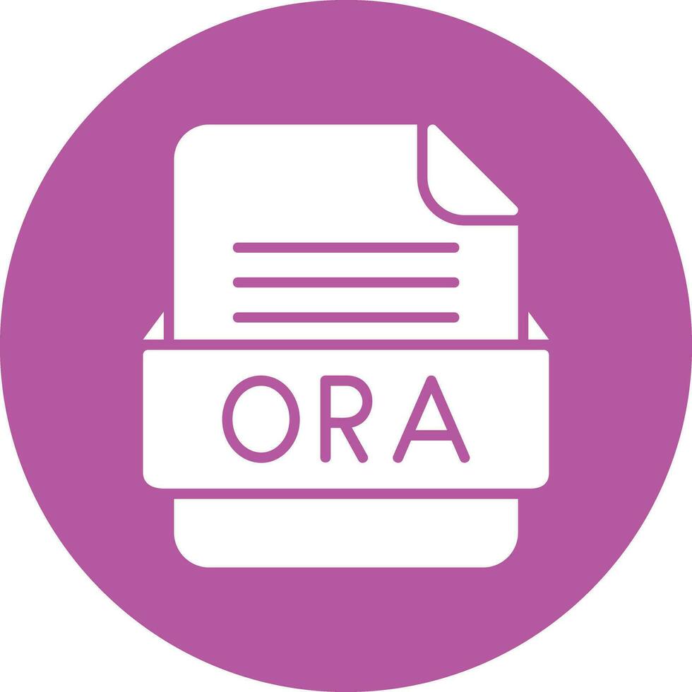 ora file formato vettore icona