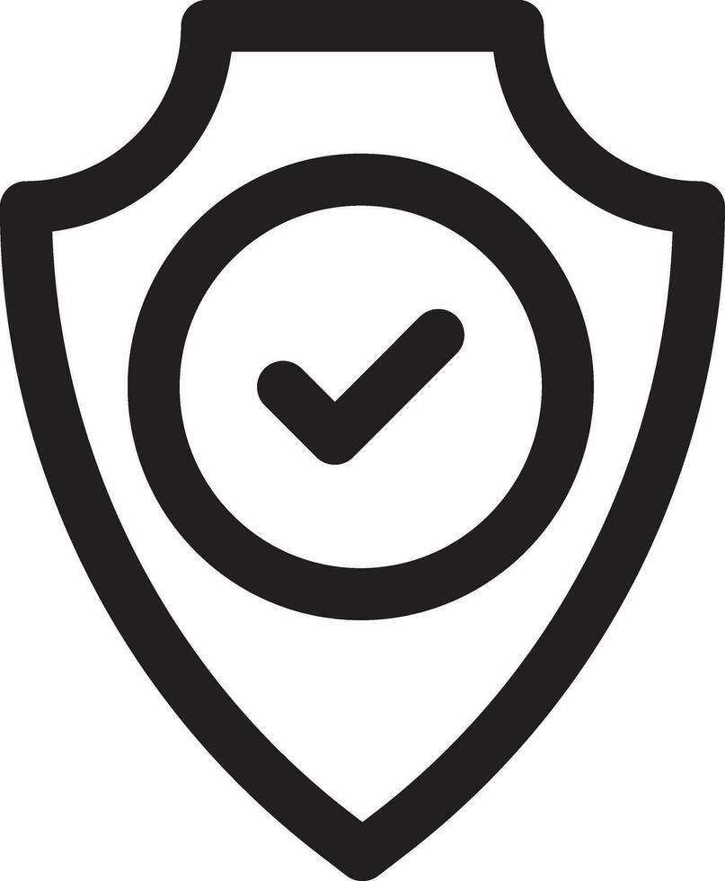 sicurezza scudo vettore icona