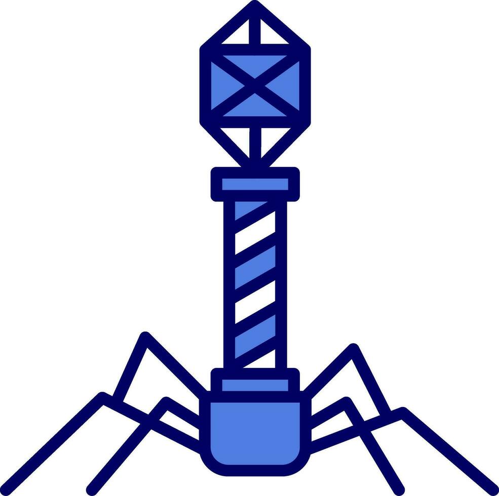 batteriofago vettore icona