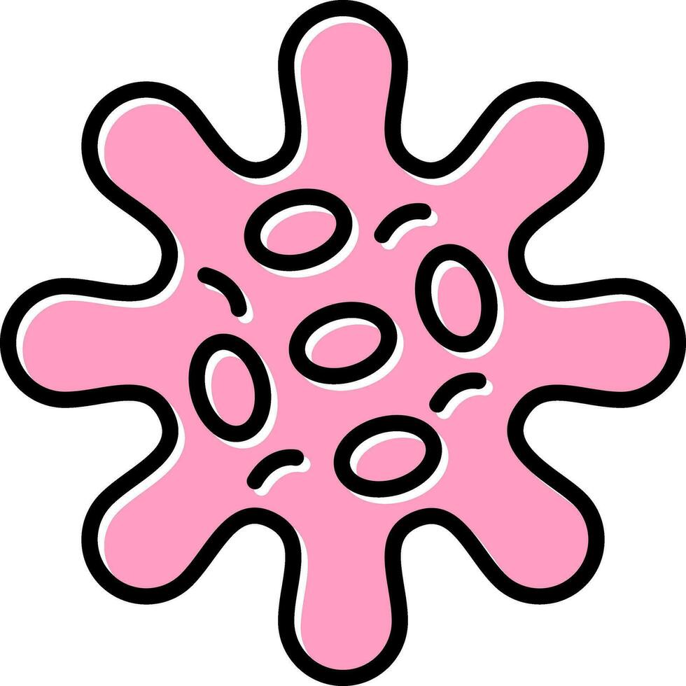 icona del vettore rotavirus