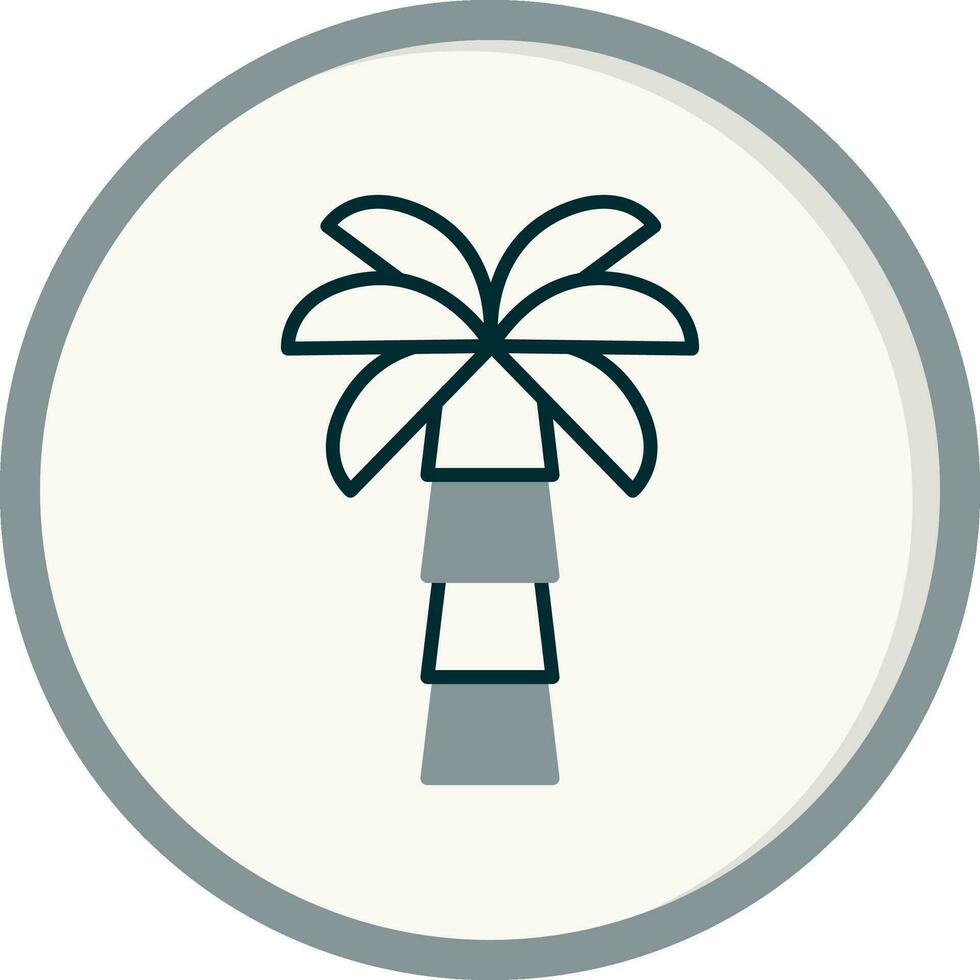palma albero vettore icona