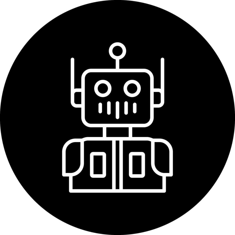 icona di vettore del robot