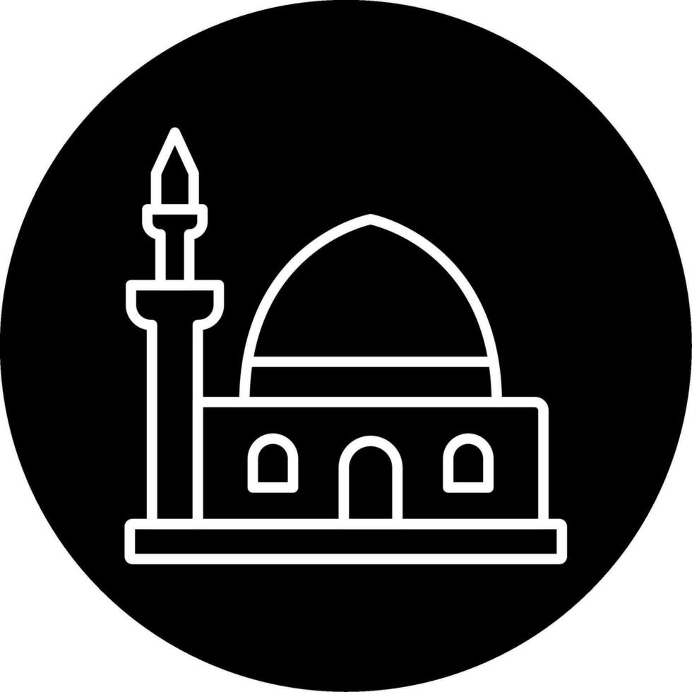 il profeti moschea vettore icona