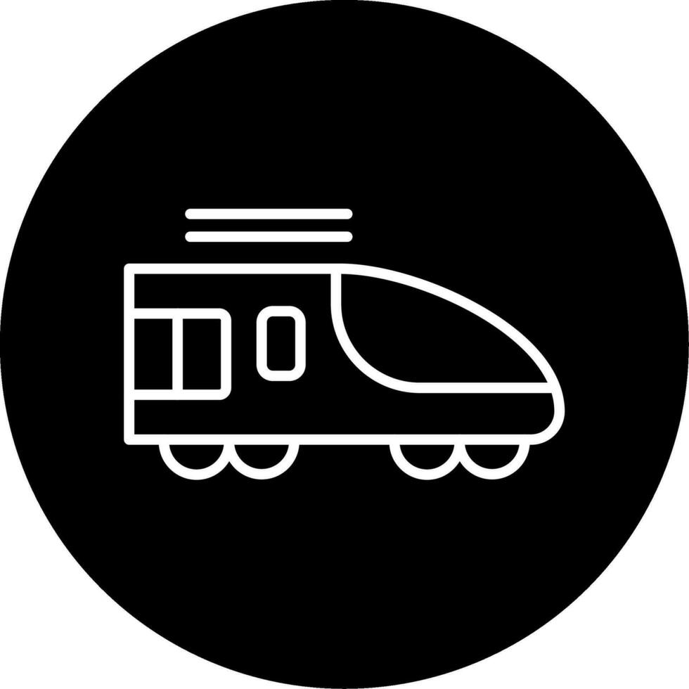 alto velocità treno vettore icona