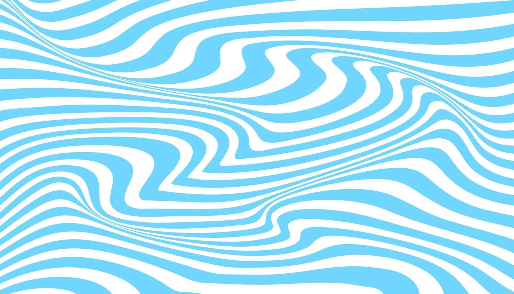 sfondo di illusione ottica a strisce di inchiostro distorto vettore