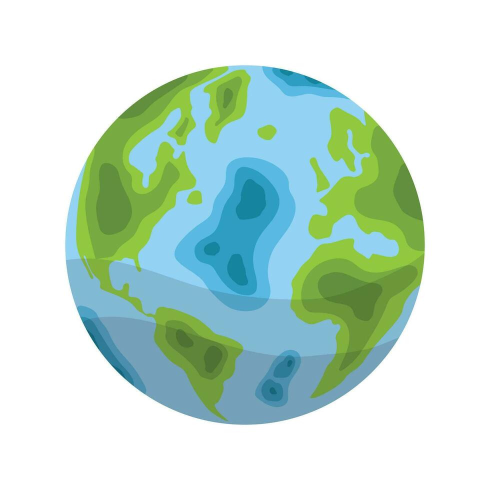 vettore terra pianeta illustrazione globo concetto
