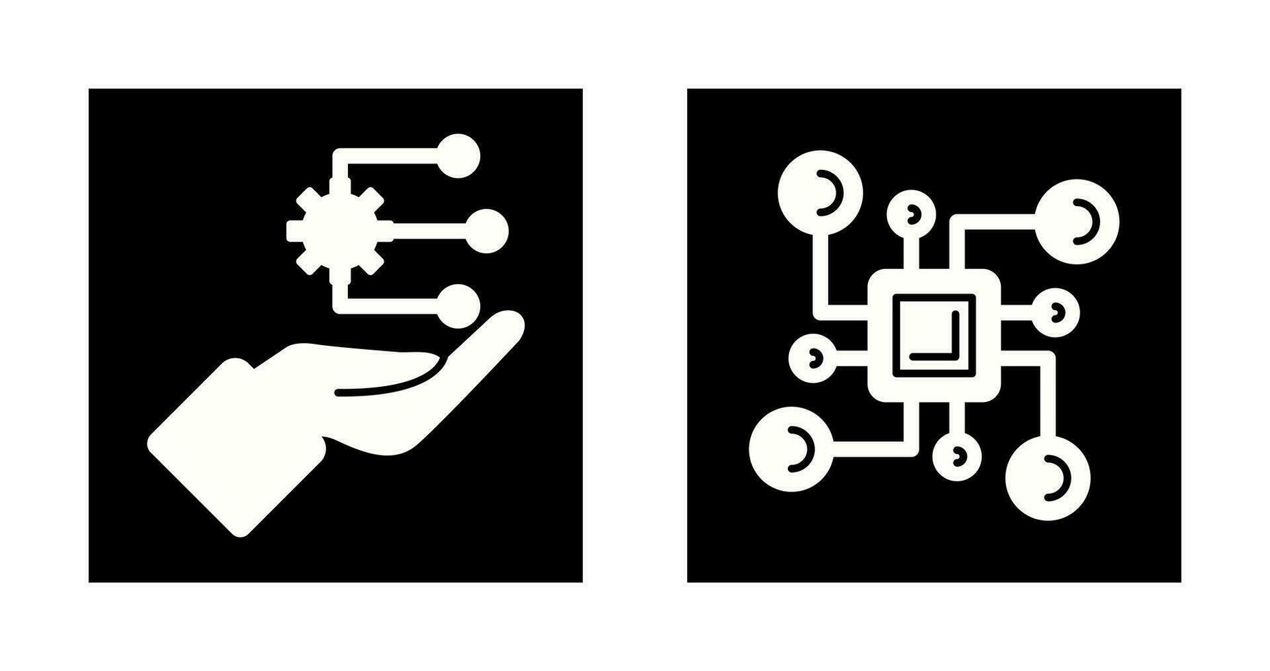 pianificazione e connessione icona vettore