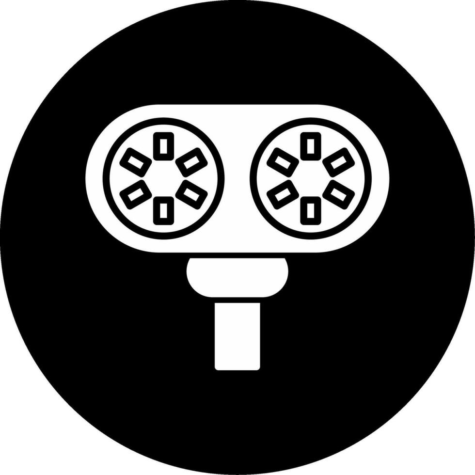 stereoscopio vettore icona