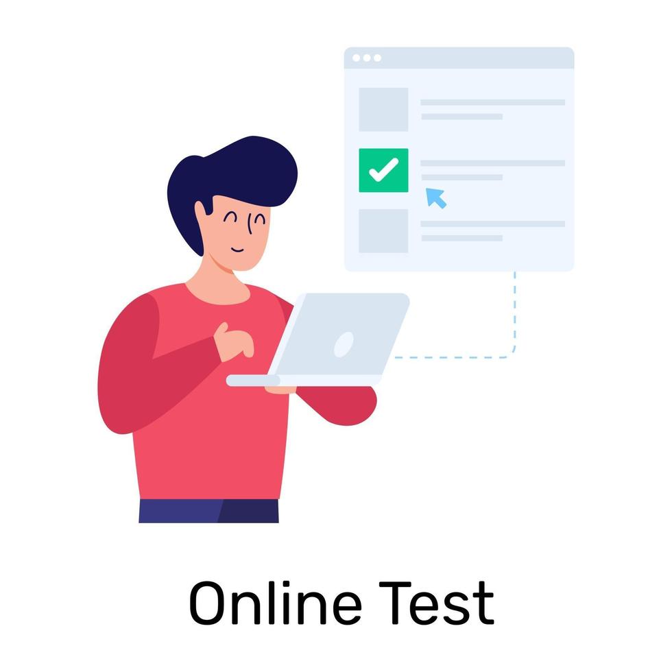test e quiz online vettore