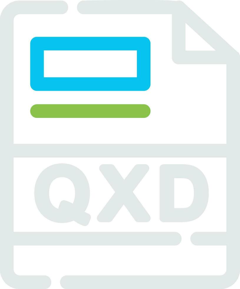 qxd creativo icona design vettore