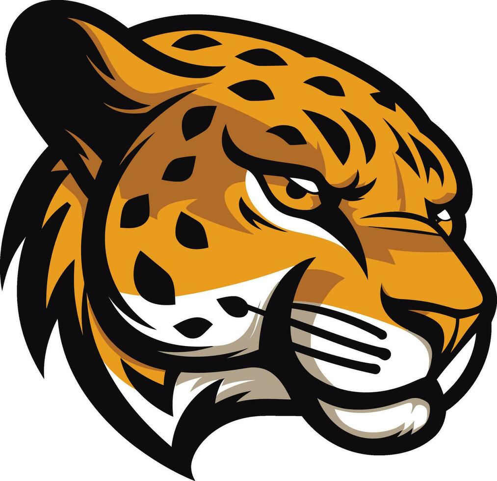 spolvero pantera iconico ghepardo logo vettore ghepardo silhouette senza tempo simbolo