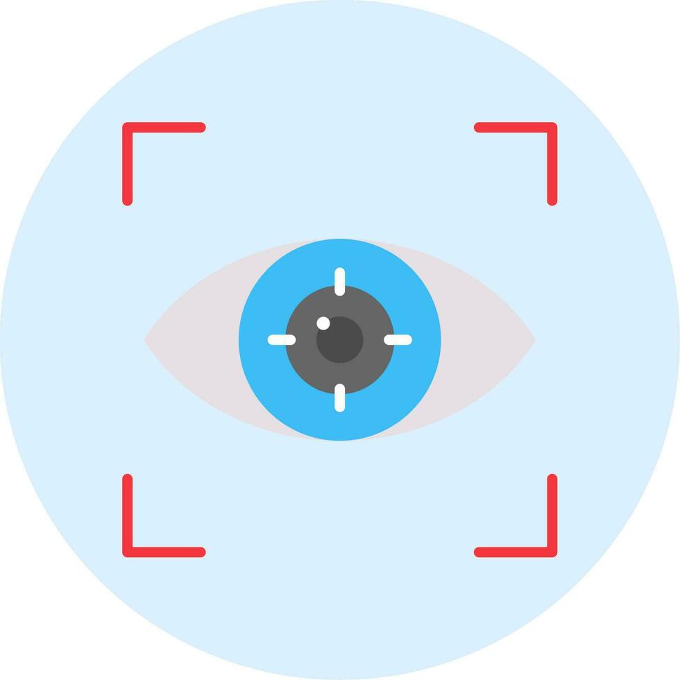 occhio puntamento vettore icona