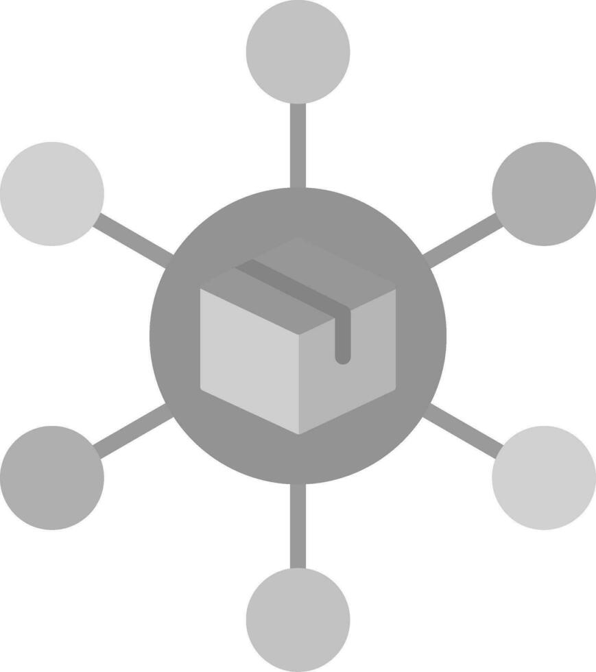 icona del vettore del centro di distribuzione