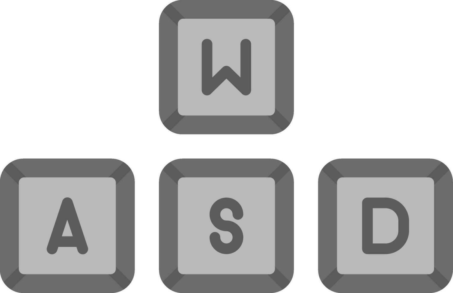 tastiera pulsante vettore icona