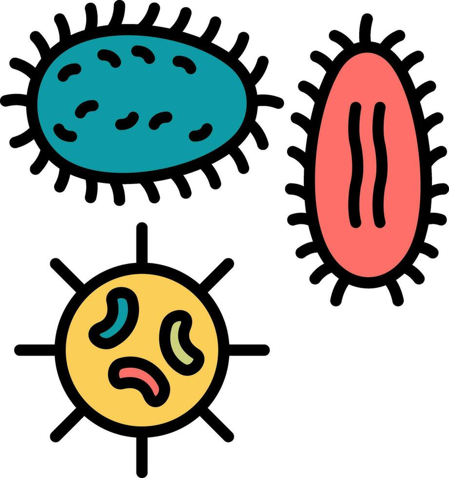 microrganismo vettore icona