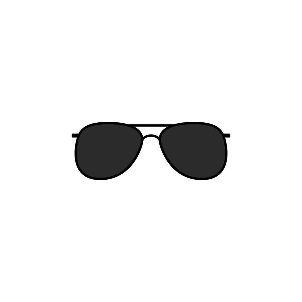 occhiali icona semplice design nel bianca sfondo vettore