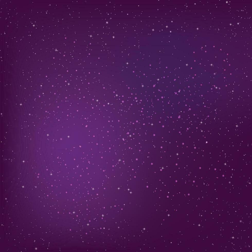 vettore stellato notte cielo sfondo viola pendenza