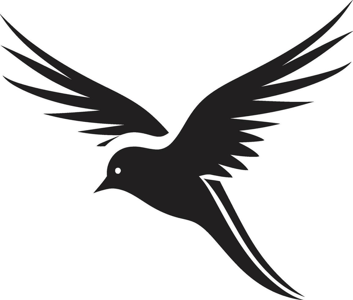 pellicano maestà distintivo sereno pappagallo emblema vettore