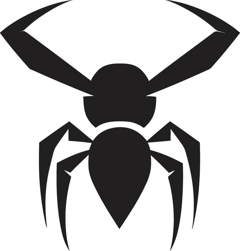 formica nel nero vettore logo eleganza vettore arte formica icona Impressionante nero logo