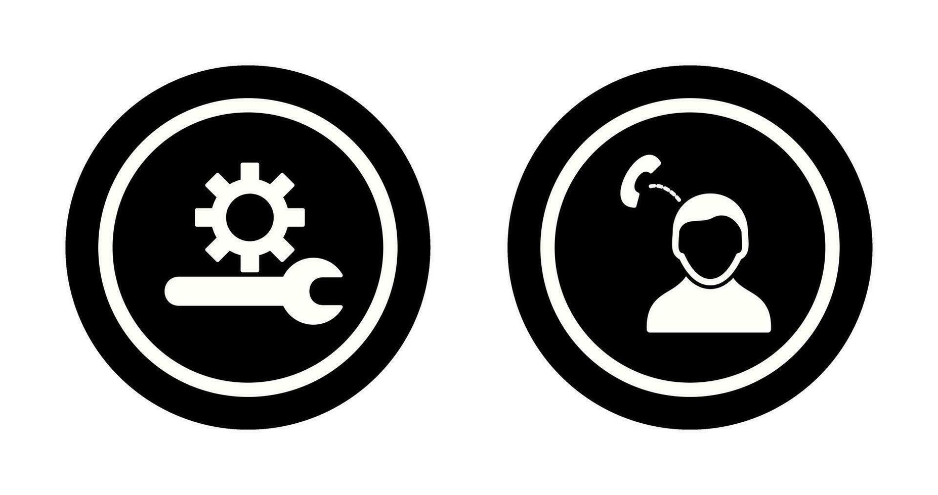 tecnico supporto e strategia consultazione icona vettore