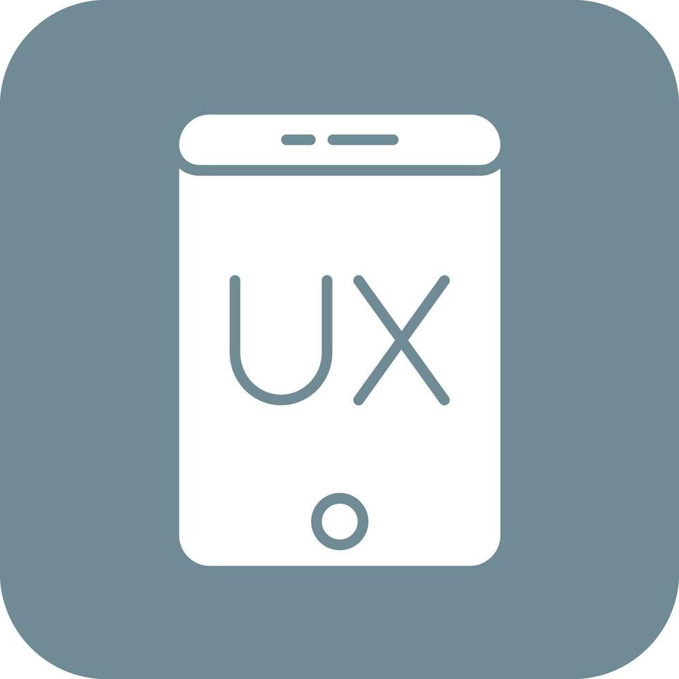 UX vettore icona