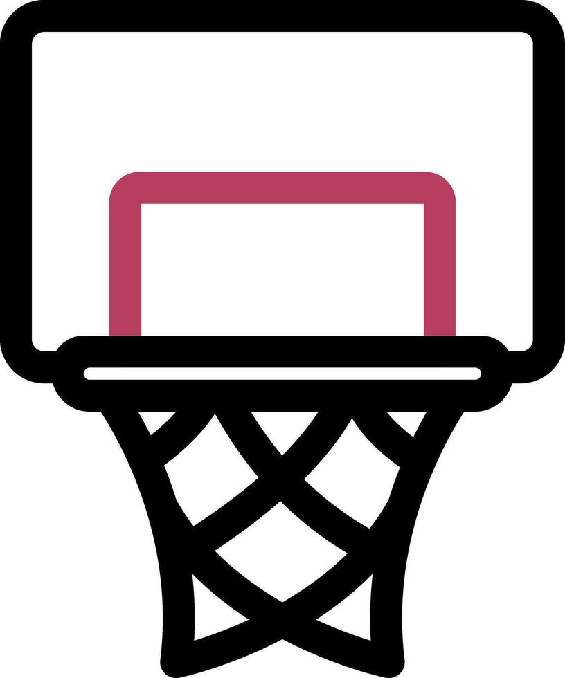 pallacanestro cerchio creativo icona design vettore
