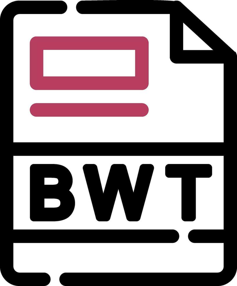 bwt creativo icona design vettore