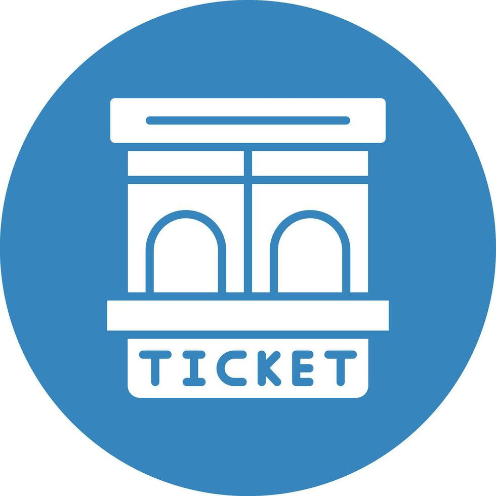 illustrazione del design dell'icona del vettore della biglietteria