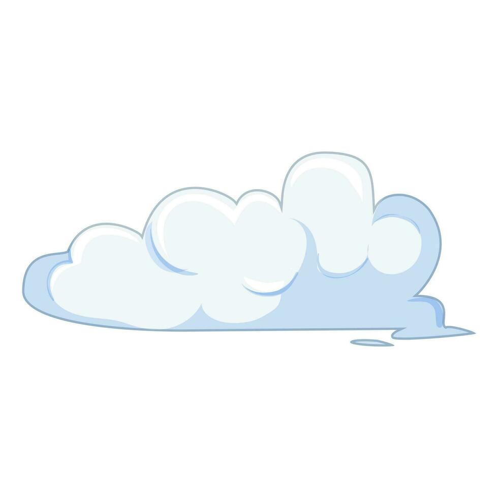 natura nube cartone animato vettore illustrazione