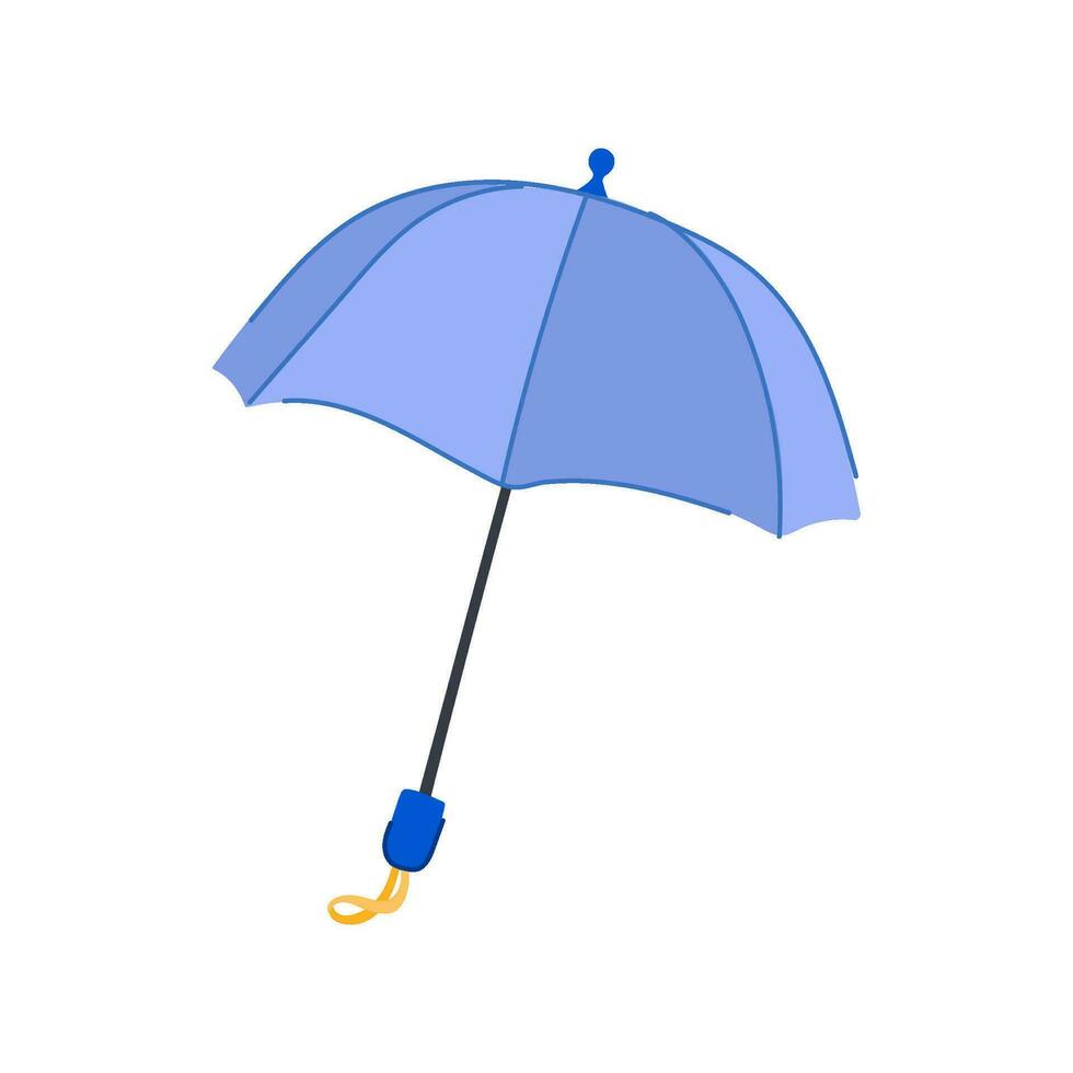 parasole ombrello cartone animato vettore illustrazione