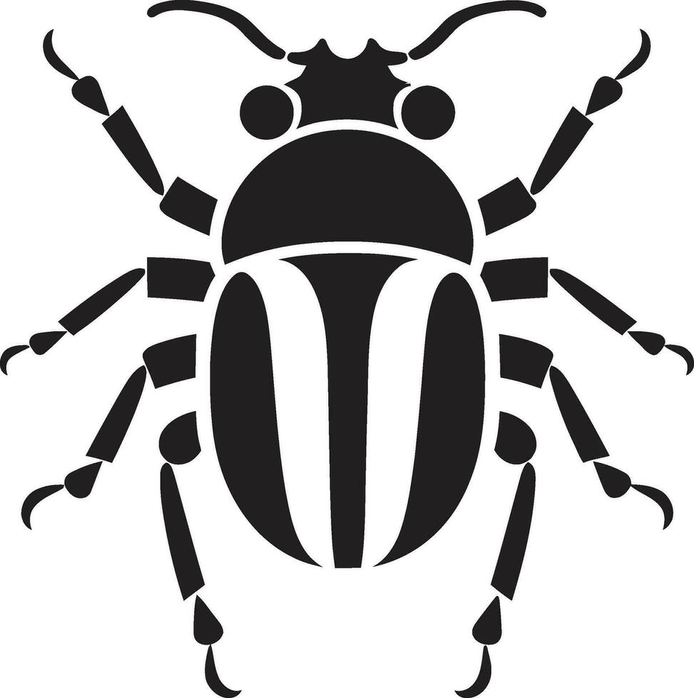 scarafaggio lignaggio distintivo scarafaggio araldico simbolo vettore