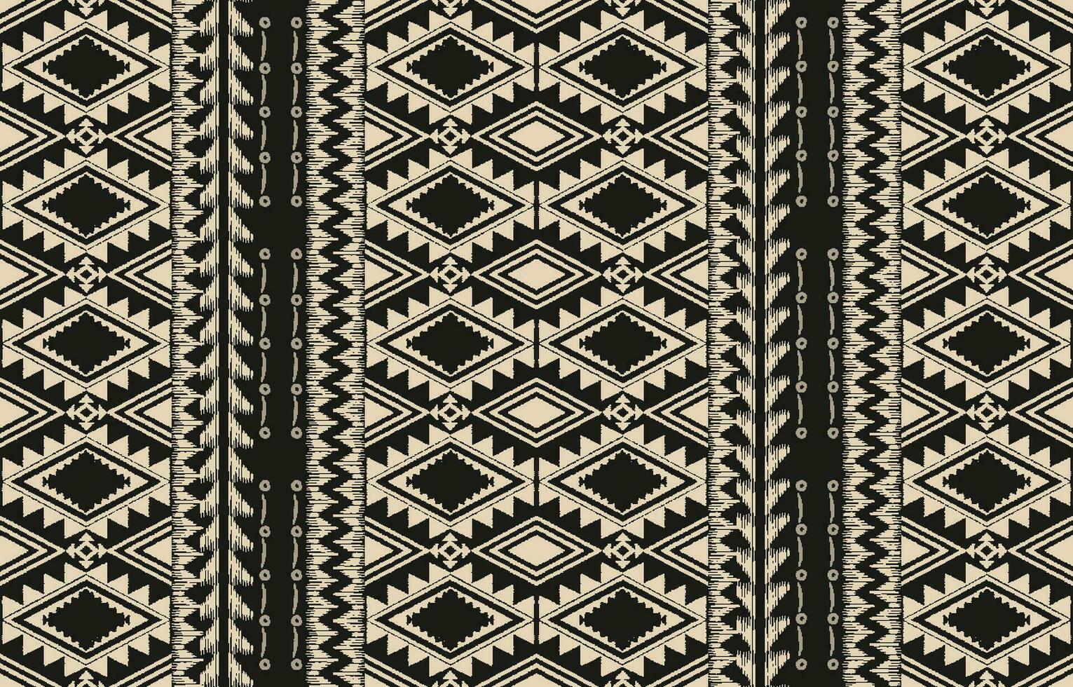 etnico astratto ikat arte. azteco ornamento Stampa. geometrico etnico modello senza soluzione di continuità colore orientale. design per sfondo ,tenda, tappeto, sfondo, vestiario, avvolgere, batik, vettore illustrazione.