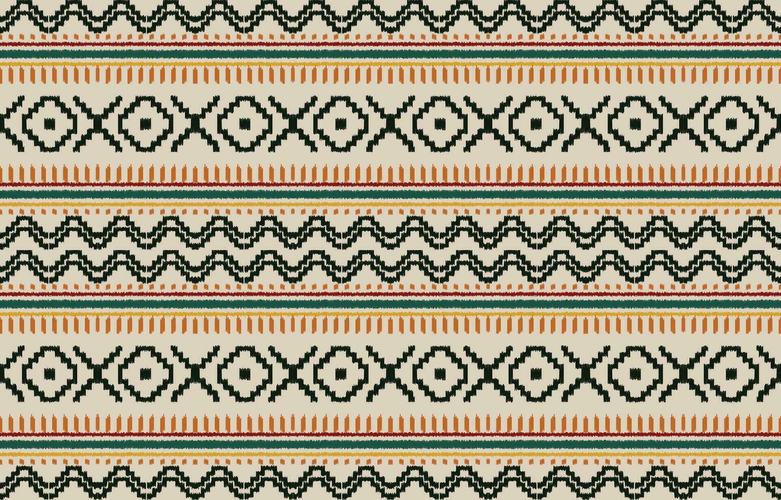 etnico astratto ikat arte. azteco ornamento Stampa. geometrico etnico modello senza soluzione di continuità colore orientale. design per sfondo ,tenda, tappeto, sfondo, vestiario, avvolgere, batik, vettore illustrazione.