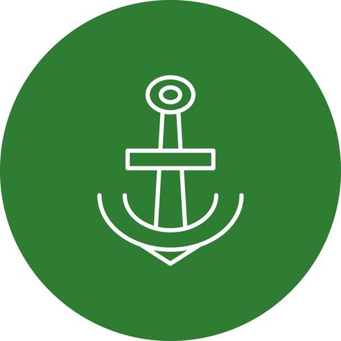 Icona di ancoraggio vettoriale