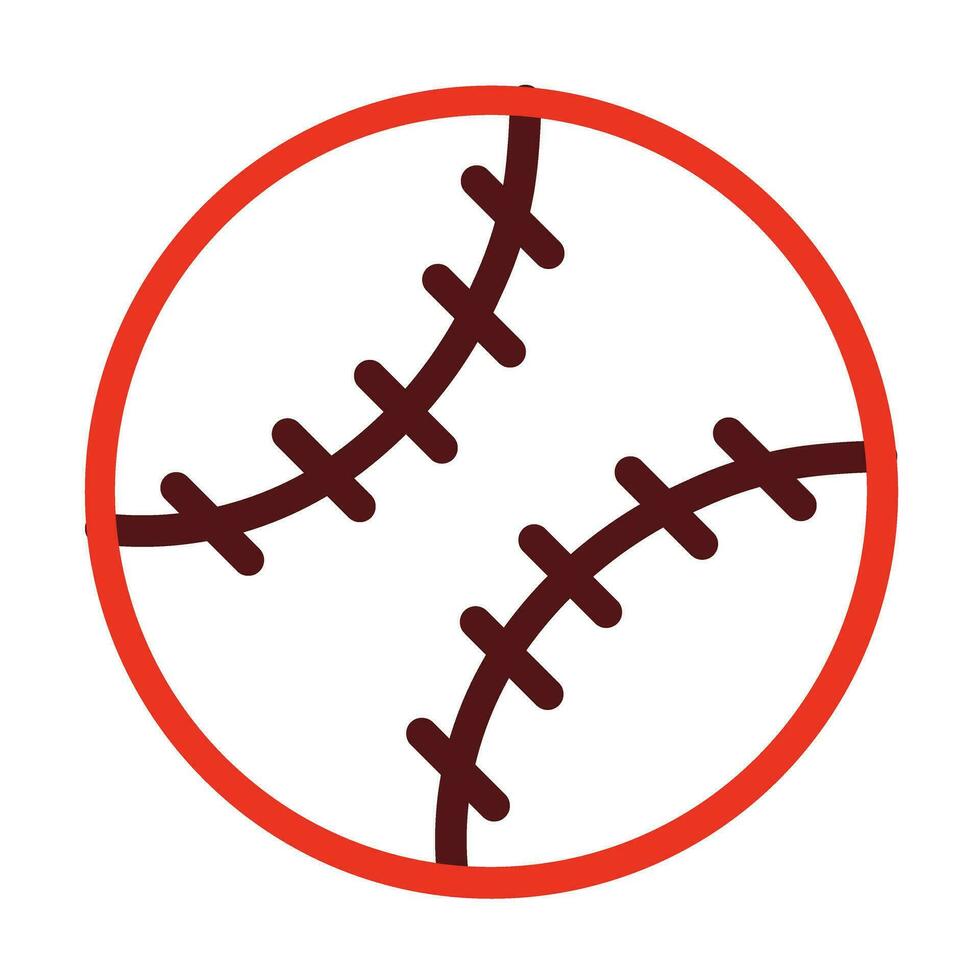 baseball vettore di spessore linea Due colore icone per personale e commerciale uso.